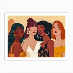 Group Of Women 13 Art Print