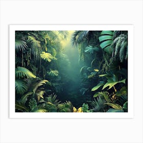 3d Nature Wall Art Print