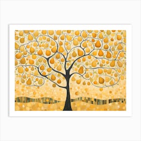 Gustav Klimt Golden Pear Tree Art Print