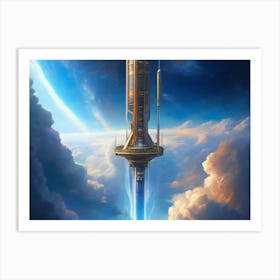 Tower Of Light 3 Art Print