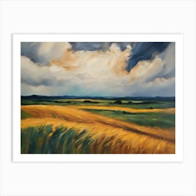 Wheat Field 1 Art Print
