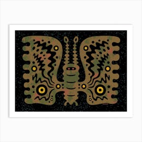Night Dwelling Moth Art Print