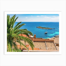 View Of The Sea Ibiza Spain Art Print
