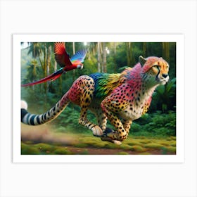 Cheetahparrot Masterpiece Art Print