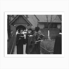 Part Of The Processional Of An Episcopal Church, Easter Morning, South Side Of Chicago, Illinois By Russell Lee Art Print