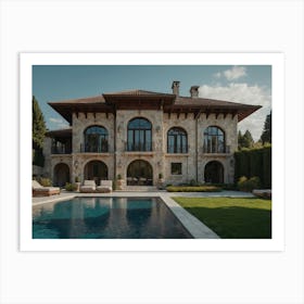 Mediterranean Villa Art Print