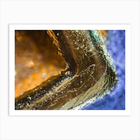 Credit Card Number Under The Microscope 1 Art Print