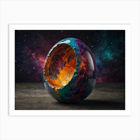 Fiery Egg Art Print