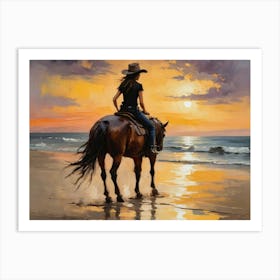 Cowgirl 10 40x30in 12000x9000px 37 Art Print