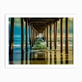 Under The Pier Art Print