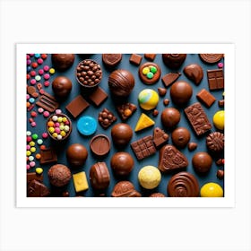 Chocolates 1 Art Print