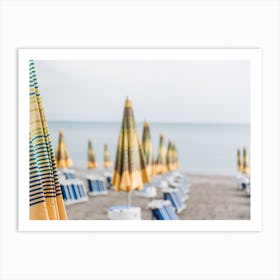 Beach Umbrellas Art Print