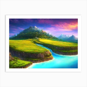 Fantasy Landscape Art Print