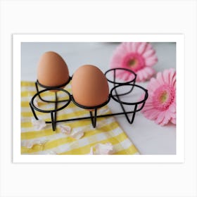 Eggs In A Basket 8 Art Print