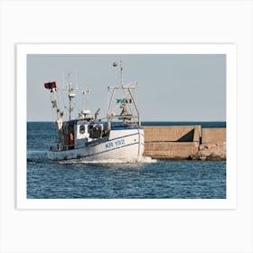 Swedish fishing boat 21013 Art Print