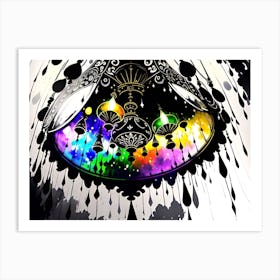 Dripping Chandelier Art Print