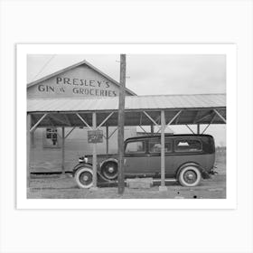 Untitled Photo, Possibly Related To Funeral Ambulance Parked Under Gin Shed, Mound Bayou, Mississippi By Art Print