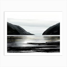 Black And White Landscape Art Print