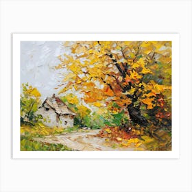 Autumn Road 4 Art Print