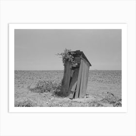 Sharecropper S Privy, New Madrid County, Missouri By Russell Lee Art Print