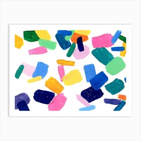 Sugar Sprinkles Colour Paint Art Print