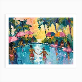 Pool Dreaming Art Print