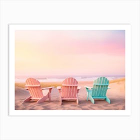 California Dreaming - Relaxing Beach Art Print