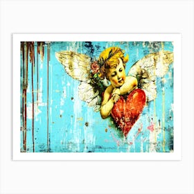 Cupids Love - Cupids Heart Art Print