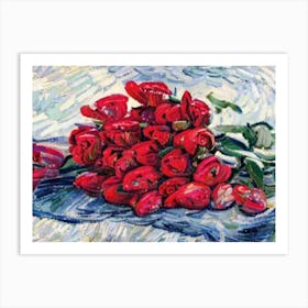 Red Tulips Art Print