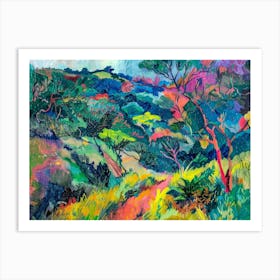 Sydney Landscape Painting Art Print