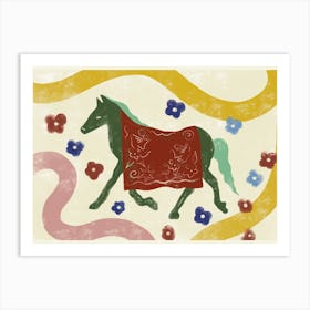 Horses_005 Art Print