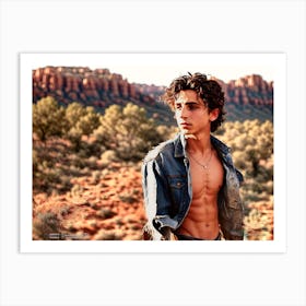 Sedona Timothée Art Print