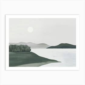 Minimalist Landscape Art Print