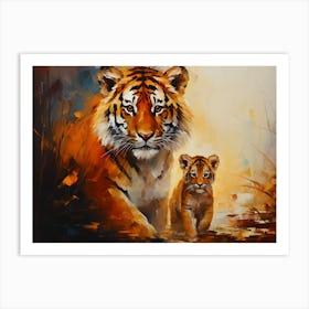 Roaring Love Art Print