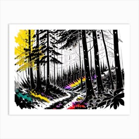 Forest Path 34 Art Print