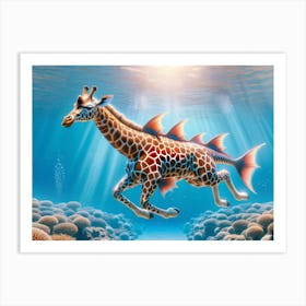 Giraffish 2 Art Print