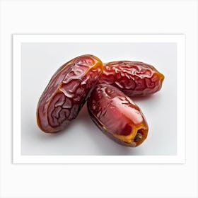 Dates On A White Background 16 Art Print