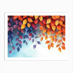 Autumn Leaves 5 Art Print