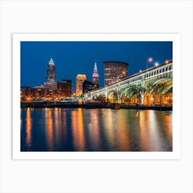 The Cleveland Skyline Art Print