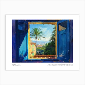 Malaga From The Window Series Poster Painting 1 Art Print