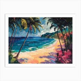 Tropical Beach Art Print