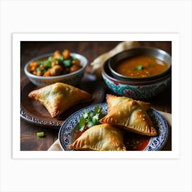 Indian Samosas Art Print