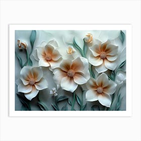 Flower Wall Art 1 Art Print