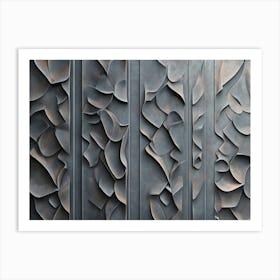 Abstract Metal Wall Art Art Print