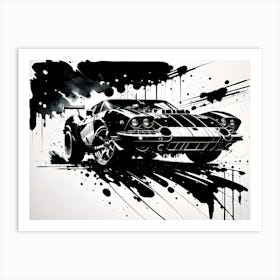 Car Painting 6 Art Print