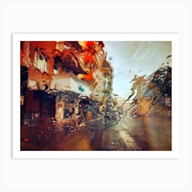 Rainy road 3 Art Print