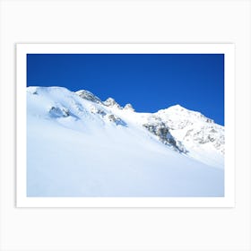 Snowy Mountain Art Print