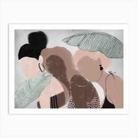 Three women nr 4 Art Print