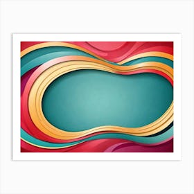 Abstract Abstract Background 1 Art Print