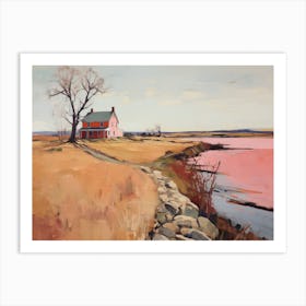 Long Island Landscape - expressionism 1 Art Print